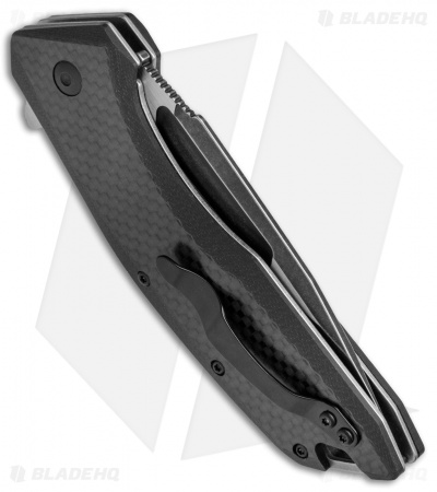 Kershaw Flourish Assisted Opening Knife Carbon Fiber/G-10 (3.5" BlackWash) 3935