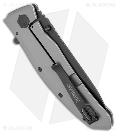 Kershaw Grid Assisted Opening Flipper Knife (3.75" Black) 2200