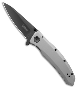 Kershaw Grid Assisted Opening Flipper Knife (3.75" Black) 2200