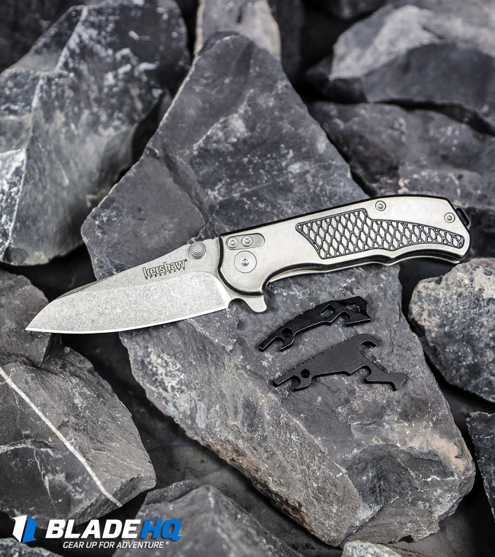 Kershaw Hinderer Agile Assisted Opening Knife (2.75" Stonewash) 1558