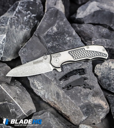 Kershaw Hinderer Agile Assisted Opening Knife (2.75" Stonewash) 1558