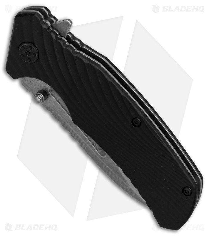 Kershaw Huddle Assisted Opening Knife Black GFN (3.25" Stonewash ) 1326