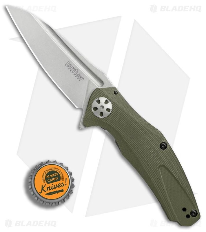 Kershaw Natrix A/O Sub-Frame Lock Knife OD Green G-10 (3.25