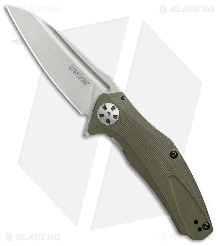 Kershaw Natrix A/O Sub-Frame Lock Knife OD Green G-10 (3.25