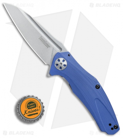 Kershaw Natrix A/O Sub-Frame Lock Knife Blue G-10 (3.25" Stonewash) 7007BLU