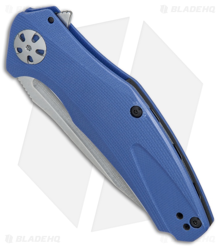 Kershaw Natrix A/O Sub-Frame Lock Knife Blue G-10 (3.25" Stonewash) 7007BLU