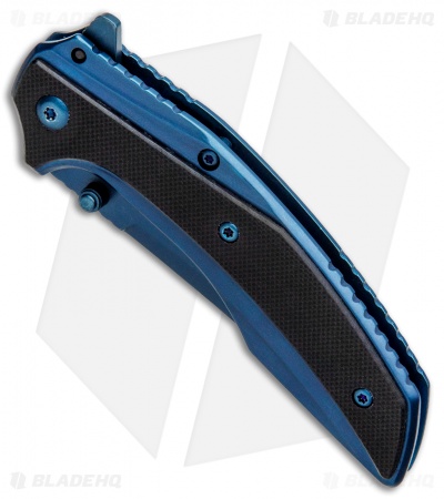 Kershaw Outright A/O Frame Lock Knife Blue/Black G-10 (3" Blue) 8320