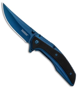 Kershaw Outright A/O Frame Lock Knife Blue/Black G-10 (3" Blue) 8320