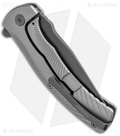 Kershaw Seguin Assisted Opening Frame Lock Knife Gray (3.1" Gray) 3490
