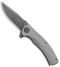 Kershaw Seguin Assisted Opening Frame Lock Knife Gray (3.1" Gray) 3490