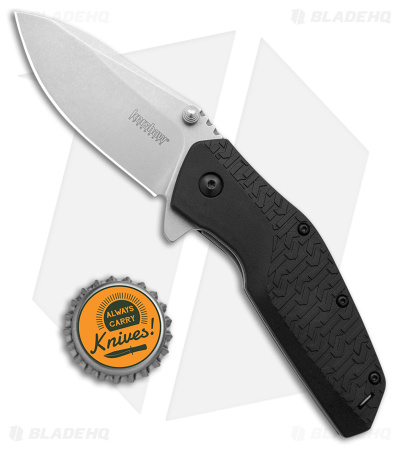 Kershaw Swerve Assisted Opening Knife Black (3" Stonewash) 3850