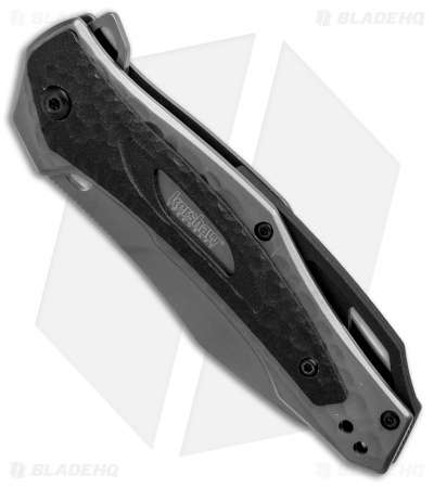 Kershaw Vedder Assisted Opening Knife Black G-10 Overlays (3.25" Gray) 2460