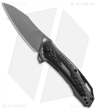 Kershaw Vedder Assisted Opening Knife Black G-10 Overlays (3.25" Gray) 2460