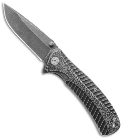 Kershaw Starter Assisted Opening Flipper Knife (3.4" BlackWash) 1301BW