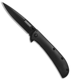 Kershaw Al Mar AM-4 Assisted Opening Knife Black G-10 (3.5" Black) 2330BLK