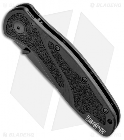 Kershaw Blur Tanto Assisted Opening Knife Black (3.375" Black Serr) 1670TBLKST
