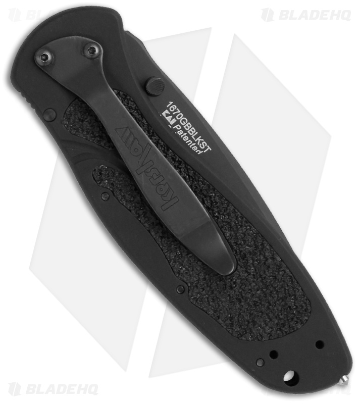 Kershaw Blur Assisted Opening Knife Black (3.375" Black Serr) 1670GBBLKST