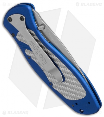 Kershaw Blur Assisted Opening Knife Blue/Twill (3.375" Stonewash) 1670NBS30V
