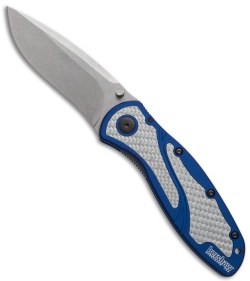 Kershaw Blur Assisted Opening Knife Blue/Twill (3.375" Stonewash) 1670NBS30V