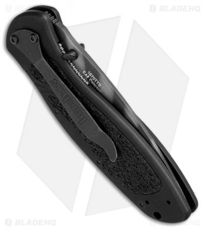 カラクリバーショ Kershaw Blur | Tanto Assisted Opening Knife - Tiger Stripes