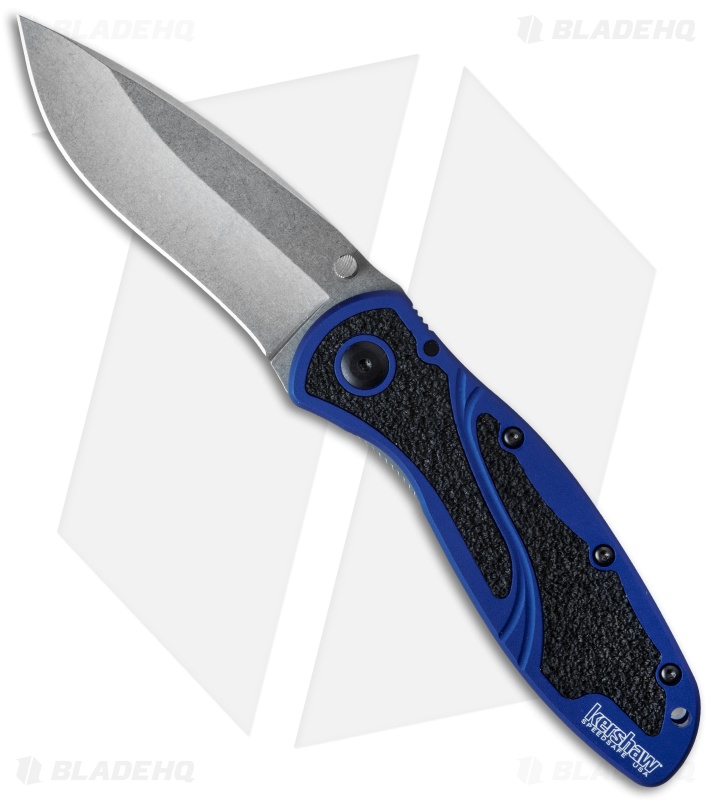 Kershaw Blur | Assisted Opening Knife - Navy Blue | BladeHQ