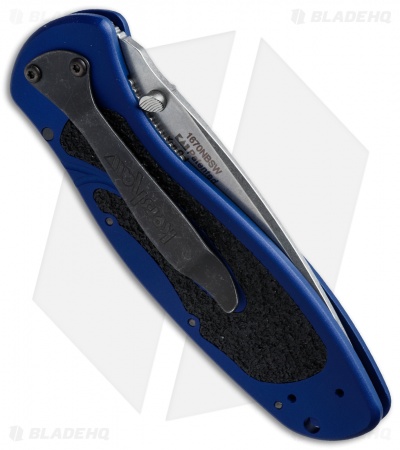 Kershaw Blur Assisted Opening Knife Navy Blue (3.375" Stonewash) 1670NBSW