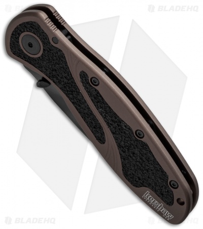 Kershaw Blur Tanto Assisted Opening Knife Brown (Tiger Stripe Serr) 1670BRNTTSST