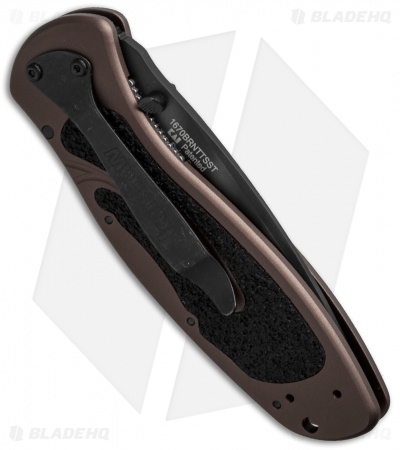 Kershaw Blur Tanto Assisted Opening Knife Brown (Tiger Stripe Serr) 1670BRNTTSST