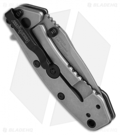 Kershaw Cryo Assisted Opening Flipper Knife Black G-10 (2.75" Stonewash) 1555G10