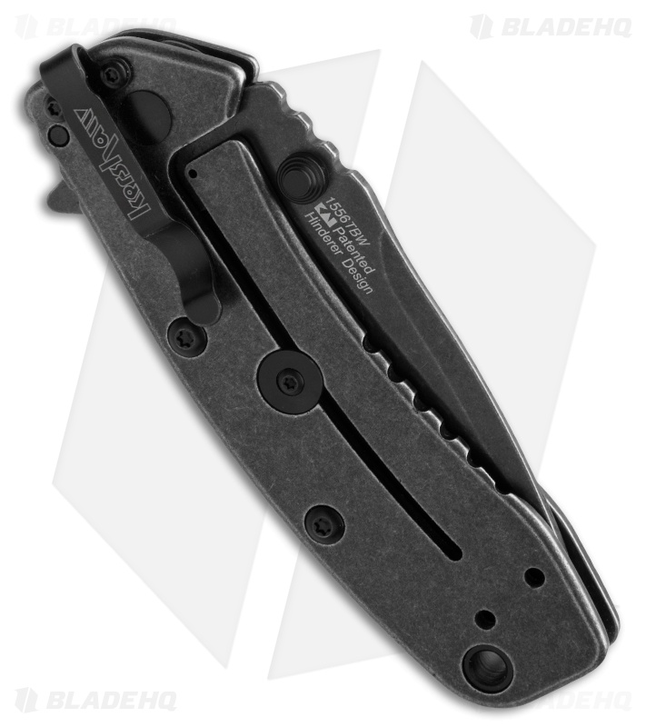 Kershaw Cryo II Tanto Assisted Opening Knife (3.25" BlackWash) 1556TBW