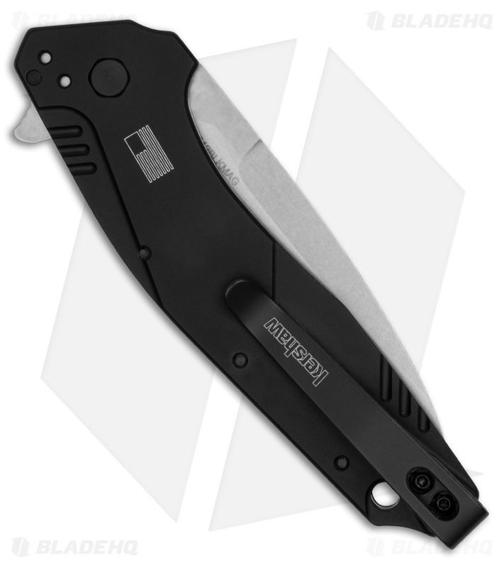 Kershaw Dividend MagnaCut Assisted Opening Knife Black (3" Stonewash) 
