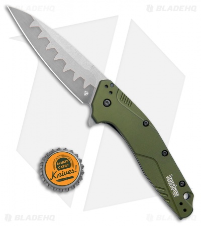 Kershaw Dividend Assisted Opening Knife Olive (3" Composite) 1812OLCB