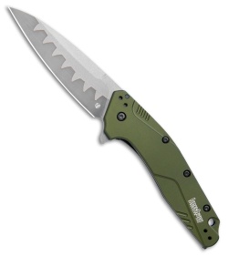 Kershaw Dividend Assisted Opening Knife Olive (3" Composite) 1812OLCB