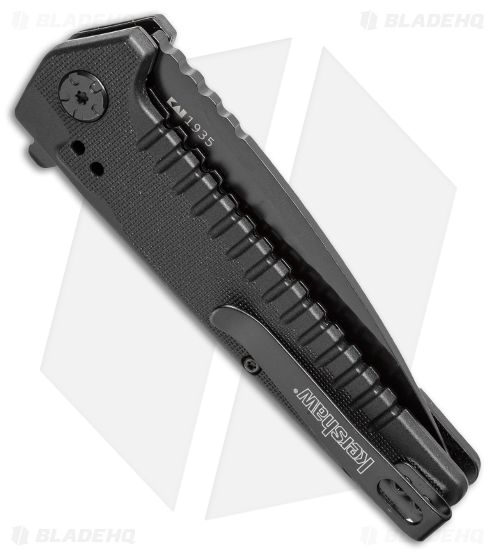 Kershaw Fatback Assisted Opening Flipper Knife (3.50" Black) 1935