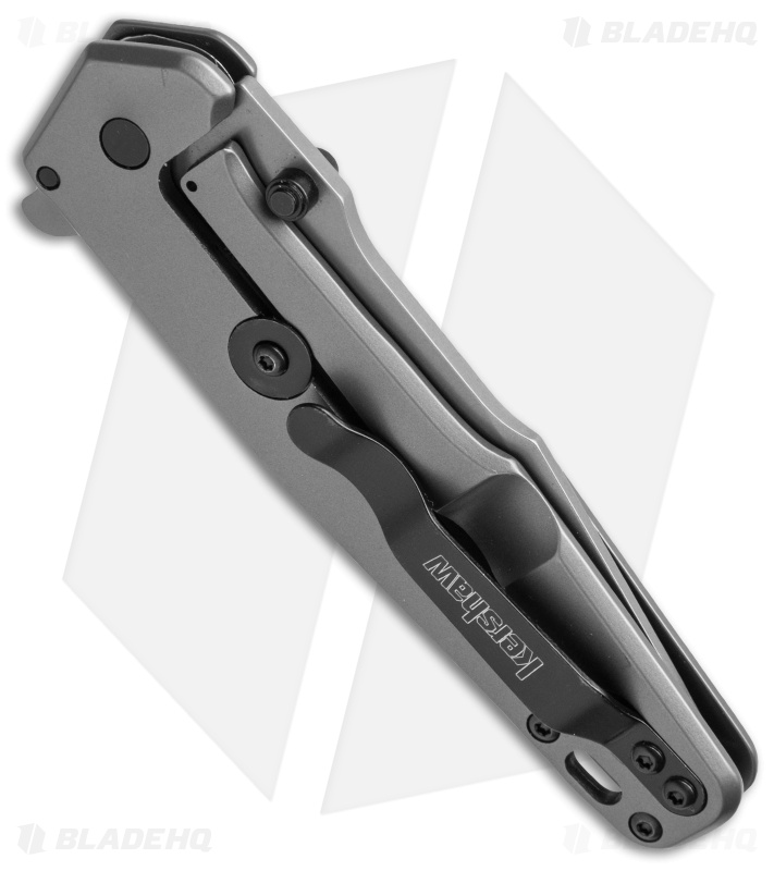 Kershaw Ferrite Assisted Opening Flipper Knife (3.25" Gray Ti) 1557TI
