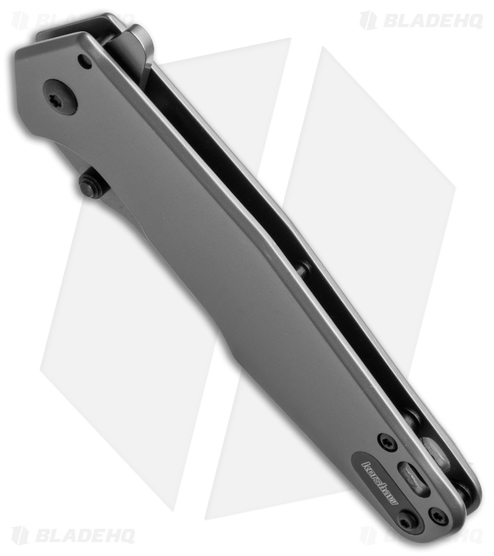 Kershaw Ferrite Assisted Opening Flipper Knife (3.25" Gray Ti) 1557TI