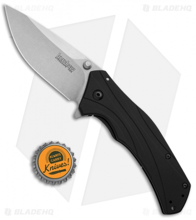 Kershaw Knockout Assisted Opening Knife (3.25" Stonewash) 1870