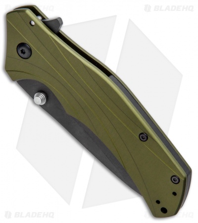 Kershaw Knockout Assisted Opening Knife Olive (3.25