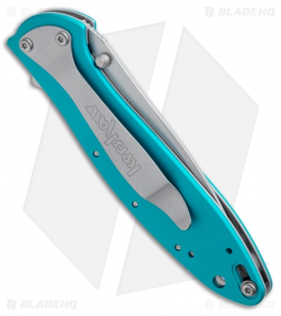 Kershaw Leek Assisted Opening Knife Teal (3" Bead Blast) 1660TEAL