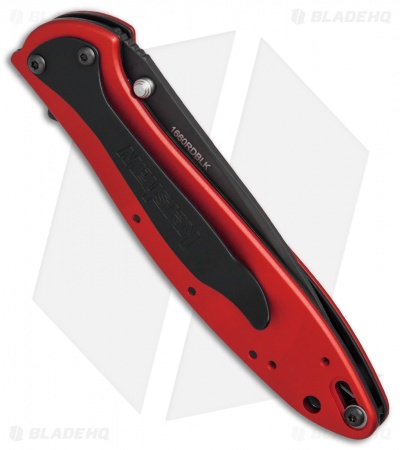 Kershaw Leek Assisted Opening Knife Red (3" Black) 1660RDBLK