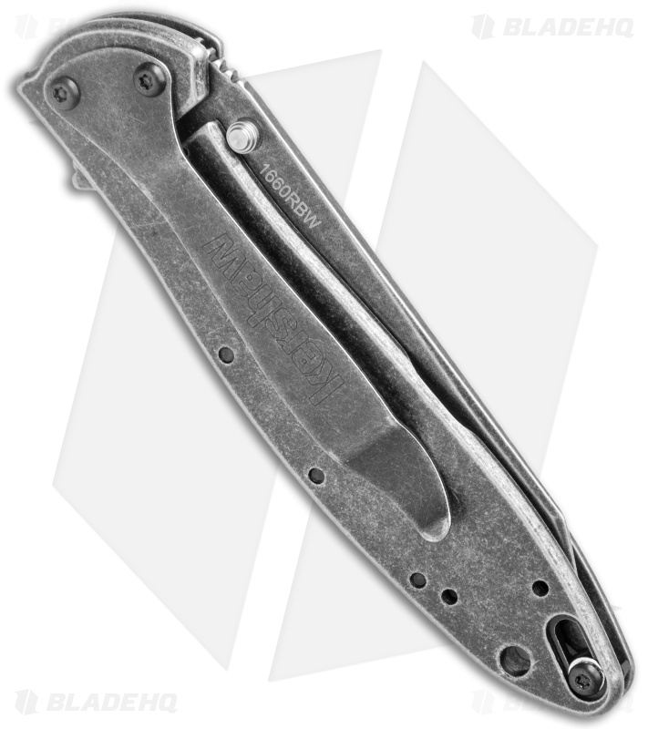Kershaw Random Leek Reverse Tanto Assisted Opening Knife (3" Black SW)