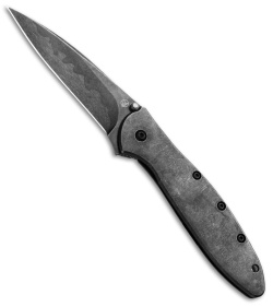 Kershaw Leek Composite Assisted Opening Knife (3&quot; Blackwash) 1660CBBW | 32577