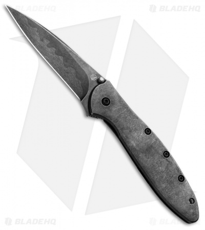 Kershaw Leek Composite Assisted Opening Knife (3" Blackwash) 1660CBBW