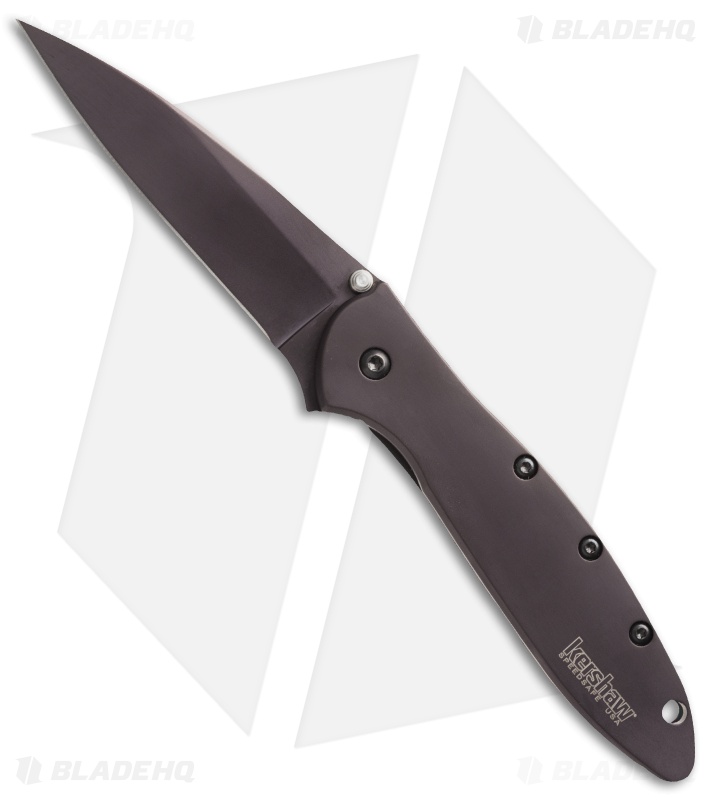 Kershaw Leek Assisted Opening Knife (3" Brown) 1660BRN