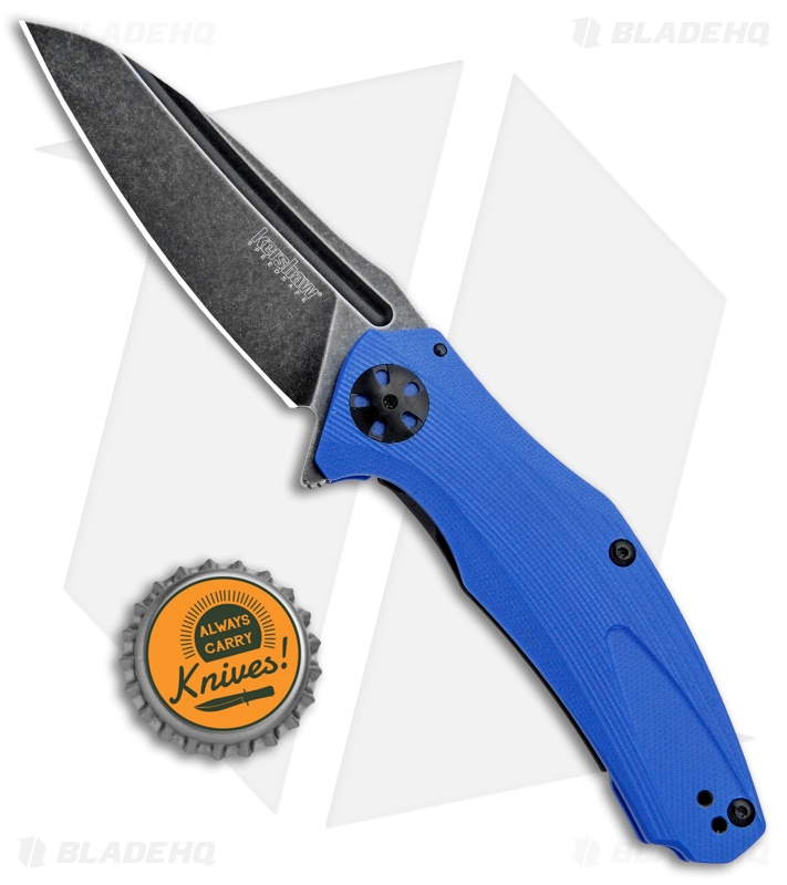 Kershaw Natrix A/O Knife Blue G-10 (3.25" BlackWash) 7007BLUBW