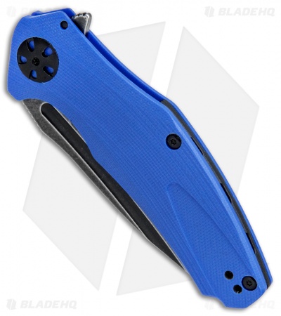 Kershaw Natrix A/O Knife Blue G-10 (3.25" BlackWash) 7007BLUBW