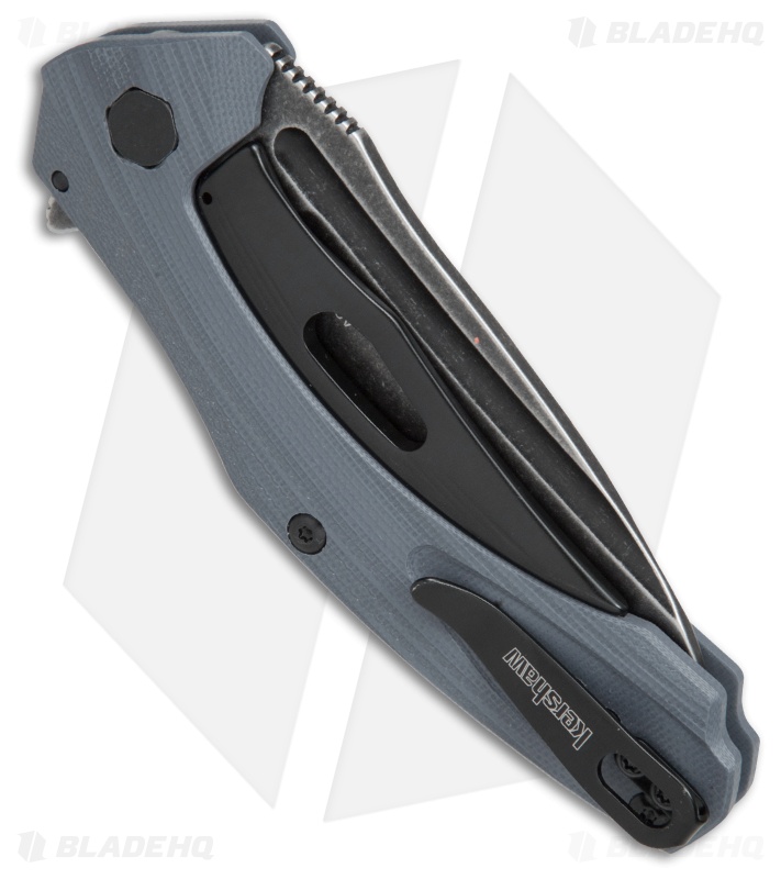 Kershaw Natrix A/O Knife Gray G-10 (3.25" BlackWash) 7007GRYBW