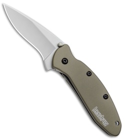 Kershaw Scallion Assisted Opening Knife Olive Green (2.25&quot; Bead Blast) 1620OL | 22452