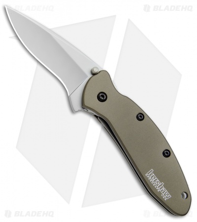 Kershaw Scallion Assisted Opening Knife Olive Green (2.25" Bead Blast) 1620OL