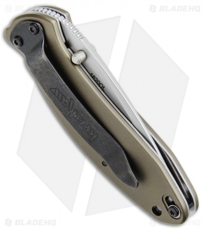 Kershaw Scallion Assisted Opening Knife Olive Green (2.25" Bead Blast) 1620OL